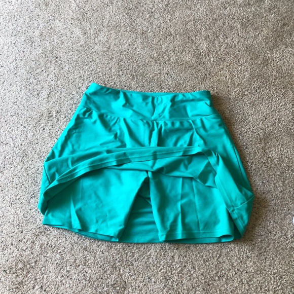 Calypsa Swim Skort - Teal - M - Modest - Picture 2 of 8